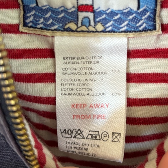 Jacadi Paris 6 months nautical lined jacket - Picture 3 of 7